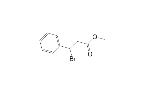 Benzenepropanoic acid, .beta.-bromo-, methyl ester