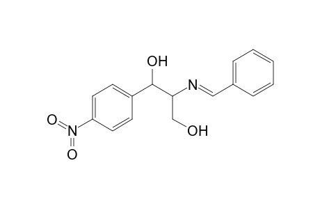 1-(4-Nitrophenyl)-2-([(E)-phenylmethylidene]amino)-1,3-propanediol