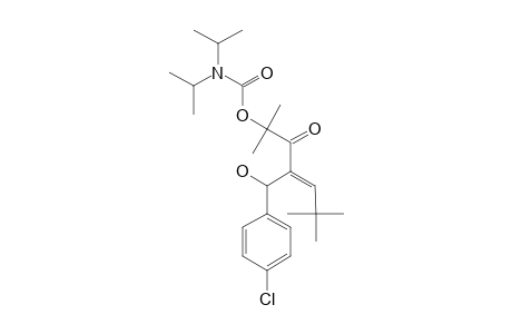 (E)-3-[1-(4-CHLOROPHENYL)-1-HYDROXYMETHYL]-1,1,5,5-TETRAMETHYL-2-OXO-3-HEXENYL-N,N-DIISOPROPYLCARBAMATE
