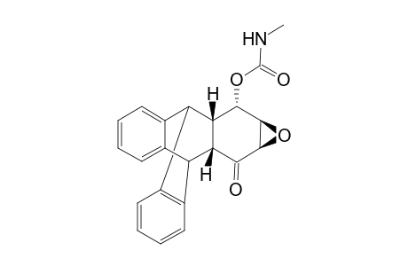 (+-)-(1a.alpha.,2a.beta.,3.beta.,8.beta.,8a.beta.,9.alpha.,9a.alpha.)-2a,3,8,8a,9,9a-hexahydro-9-methylcarbamoyloxy-3,8[1',2']-benzonoanthra[2,3-b]oxiren-2(1aH)-one