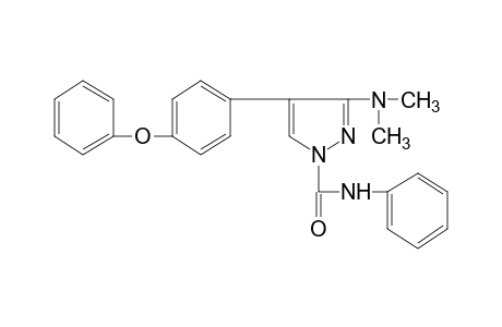 3-(DIMETHYLAMINO)-4-(p-PHENOXYPHENYL)PYRAZOLE-1-CARBOXANILIDE