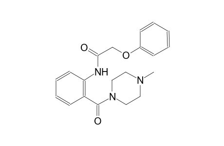 acetamide, N-[2-[(4-methyl-1-piperazinyl)carbonyl]phenyl]-2-phenoxy-