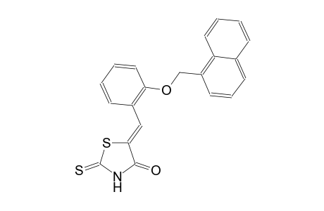 (5Z)-5-[2-(1-naphthylmethoxy)benzylidene]-2-thioxo-1,3-thiazolidin-4-one