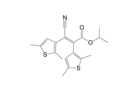 Isopropyl 3-cyano-2,3-bis(2',5'-dimethyl-3'-thienyl)-acrylate