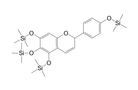 4,4'.5,7-Tetra(trimethylsiloxy)-3,4-didehydroflavanane