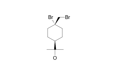 (r-1,t-4)-1,7-dibromo-p-menthan-8-ol