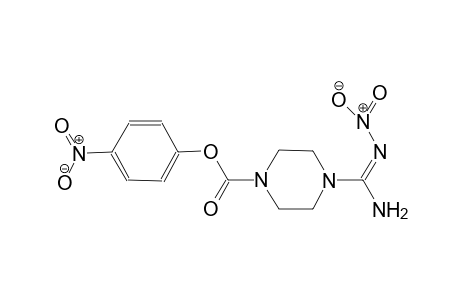 4-nitrophenyl 4-[(Z)-amino(2,2-dioxido-2lambda~1~-diazanylidene)methyl]-1-piperazinecarboxylate