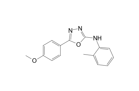 5-(4-Methoxyphenyl)-N-(2-methylphenyl)-1,3,4-oxadiazol-2-amine