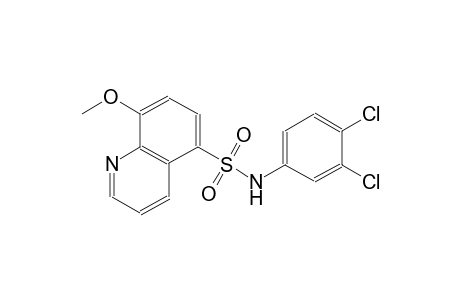 N-(3,4-dichlorophenyl)-8-methoxy-5-quinolinesulfonamide