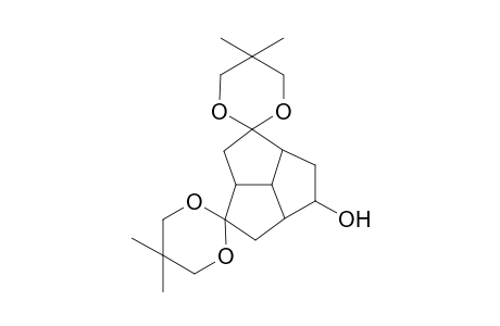 Dispiro[1,3-dioxane-2,1'(3'H)-cyclopenta[cd]pentalene-3',2''-[1,3]dioxan]-6'-ol, octahydro-5,5,5'',5''-tetramethyl-, (2'a.alpha.,4'a.alpha.,6'.alpha.,6'a.alpha.,6'b.alpha.)-