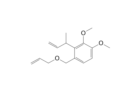 1-Allyloxymethyl-3,4-dimethoxy-2-(1-methylallyl)benzene