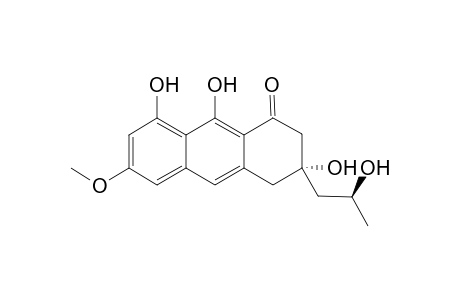 8,9-Dihydroxy-6-methoxy-3-(.beta.-2'-hydroxy-propyl)-3-.alpha.-hydroxy-1,2,3,4-tetrahydroanthracenone