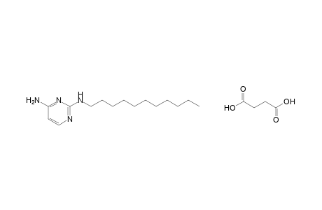 4-amino-2-(undecylamino)pyrimidine, succinate(1:1) (salt)