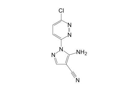 1H-Pyrazole-4-carbonitrile, 5-amino-1-(6-chloro-3-pyridazinyl)-