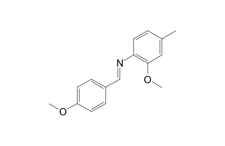 N-(2-Methoxy-4-methylphenyl)-4'-methoxybenzylidene amine