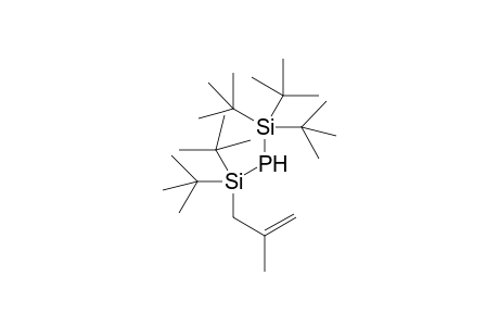 1,1,3,3,3-Penta-tert-butyl-1-(2-methyl-allyl)-disilaphosphane