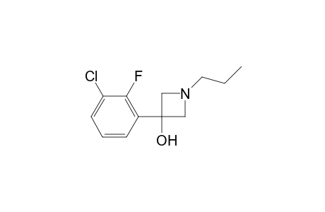 3-(3-chloro-2-fluorophenyl)-1-propylazetidin-3-ol
