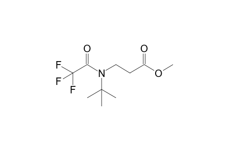 Methyl 3-(N-tert-Butyl-N-trifluoroacetyl)aminopropionate