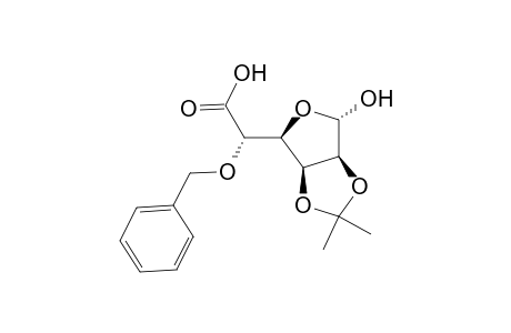 (2S)-2-[(3aS,4S,6S,6aS)-2,2-dimethyl-4-oxidanyl-3a,4,6,6a-tetrahydrofuro[3,4-d][1,3]dioxol-6-yl]-2-phenylmethoxy-ethanoic acid