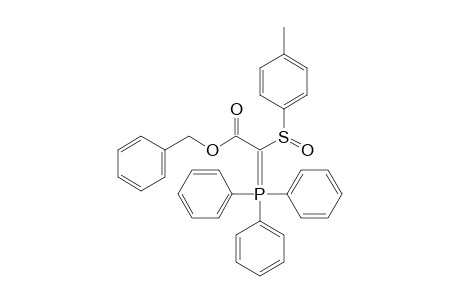 2-(4-Methylphenyl)sulfinyl-2-triphenylphosphoranylideneacetic acid (phenylmethyl) ester