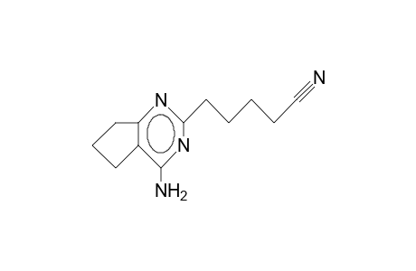 5-(4-Amino-6,7-dihydro-5H-cyclopenta[d]pyrimidin-2-yl)pentanenitrile