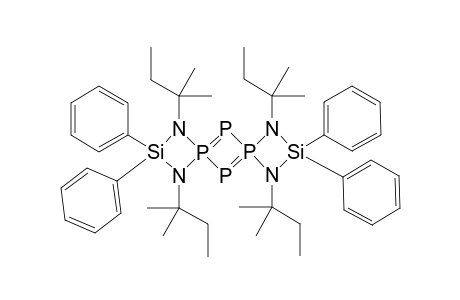 1,3,7,9-Tetra-tert-pentyl-2,2,8,8-tetraphenyl-1,3,7,9-tetraaza-4.lambda.(5),5,6.lambda.(5),10-tetraphospha-2,8-disiladispiro[3.1.3.1]deca-4,6(10)-diene