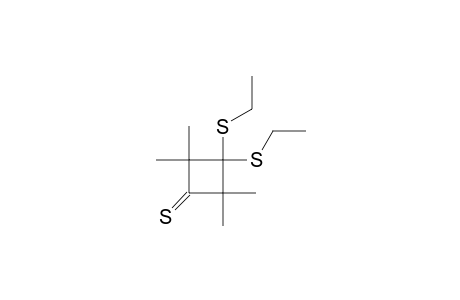 3,3-Bis(ethylsulfanyl)-2,2,4,4-tetramethylcyclobutanethione