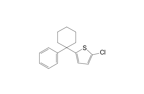 2-chloro-5-(1-phenylcyclohexyl)thiophene