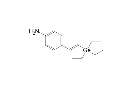 (E)-1-Triethylgermyl-2-(4-aminophenyl)ethylene