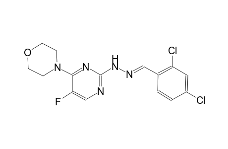 benzaldehyde, 2,4-dichloro-, [5-fluoro-4-(4-morpholinyl)-2-pyrimidinyl]hydrazone