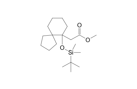 Methyl 6-(t-Butyldimethylsiloxy)spiro[4.5]decane-6-acetate