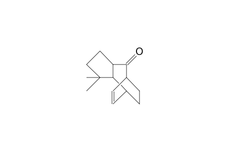 3,3-Dimethyl-tricyclo(6.2.2.0/3,7/)dodec-9-en-7-one