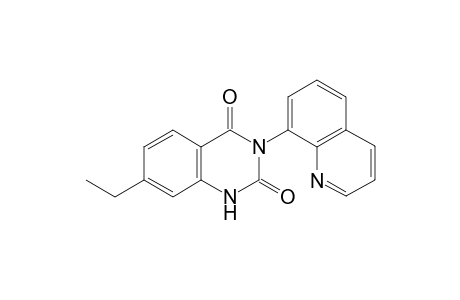 7-Ethyl-3-(quinolin-8-yl)quinazoline-2,4(1H,3H)-dione