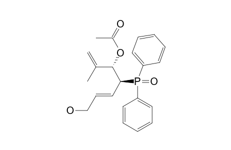 (4RS,5SR)-(E)-5-ACETOXY-4-DIPHENYLPHOSPHINOYL-6-METHYL-HEPTA-2,6-DIEN-1-OL