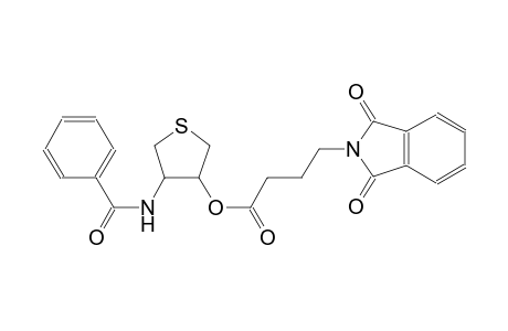 1H-isoindole-2-butanoic acid, 2,3-dihydro-1,3-dioxo-, (3S,4S)-4-(benzoylamino)tetrahydrothienyl ester