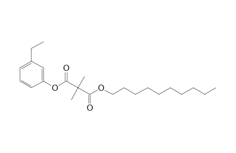 Dimethylmalonic acid, decyl 3-ethylphenyl ester