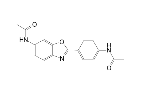 N-{4-[6-(acetylamino)-1,3-benzoxazol-2-yl]phenyl}acetamide