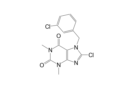 1H-Purine-2,6-dione, 3,8-dihydro-8-chloro-7-(3-chlorobenzyl)-1,3-dimethyl-