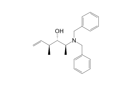 (2S,3S,4S)-2-(dibenzylamino)-4-methyl-5-hexen-3-ol