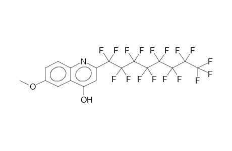 2-PERFLUOROOCTYL-4-HYDROXY-6-METHOXYQUINOLINE