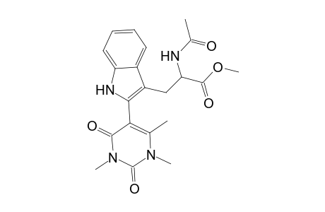 Methyl 2-(acetylamino)-3-[2-(1,3,6-trimethyl-2,4-dioxo-1,2,3,4-tetrahydro-5-pyrimidinyl)-1H-indol-3-yl]propanoate