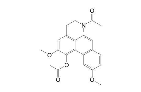 3,6-Dimethoxy-4-acetoxy-8-(2-N-methylacetamido)ethylphenanthrene
