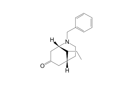 (1RS,5SR,9RS)-2-Benzyl-9-ethyl-2-azabicyclo[3.3.1]nonan-7-one