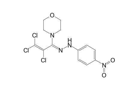 N-(1-Morpholino-2,3,3-trichloroallylidene)-N'-(4-nitrophenyl)hydrazine