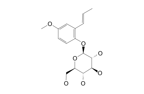 (E)-1'-(2-HYDROXY-5-METHOXYPHENYL)-PROPANE-BETA-D-GLUCOPYRANOSIDE
