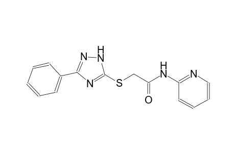 2-[(3-phenyl-1H-1,2,4-triazol-5-yl)sulfanyl]-N-(2-pyridinyl)acetamide