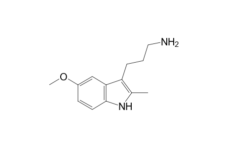 3-(3-Aminopropyl)-5-methoxy-2-methylindole