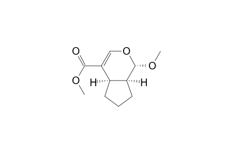 Cyclopenta[c]pyran-4-carboxylic acid, 1,4a,5,6,7,7a-hexahydro-1-methoxy-, methyl ester, (1.alpha.,4a.alpha.,7a.alpha.)-(.+-.)-