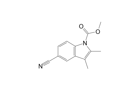 5-cyano-2,3-dimethyl-1-indolecarboxylic acid methyl ester