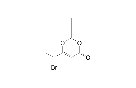 4H-1,3-Dioxin-4-one, 6-(1-bromoethyl)-2-(1,1-dimethylethyl)-, [R-(R*,R*)]-